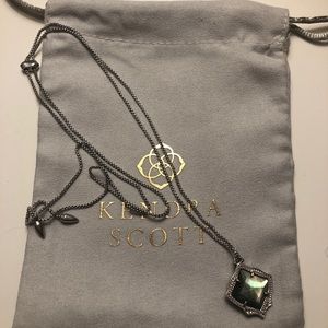 Kendra Scott Kacey silver adjustable necklace